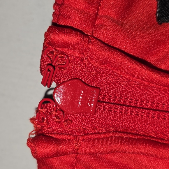 TORRID Tank Top Zipper Back Rayon Cotton Spandex Red Adjustable Straps Size 6 - Picture 12 of 15